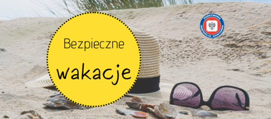 Baner Państwowej Inspekcji Sanitarnej - Bezpieczne wakacje